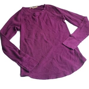 Faded Glory Purple Long Sleeve Shirt | Women's Size Medium